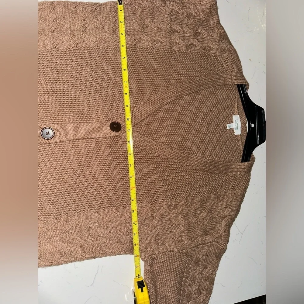 Have Tan Cable Knit Cardigan - Picture 5 of 6